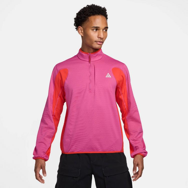 Nike Nike ACG WOLF GRID Fleeceshirt Herren - desert pink-lt crimson-summit white - 0 | SportScheck