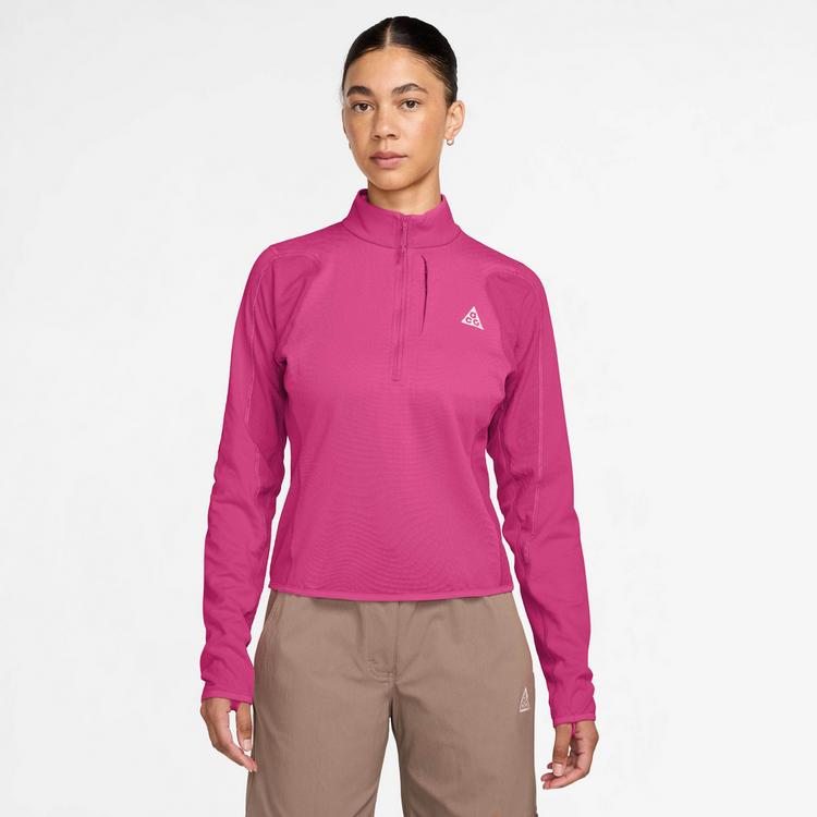 Nike Nike ACG WOLF GRID Fleeceshirt Damen - desert pink-lt orewood brn-summit w - 0 | SportScheck