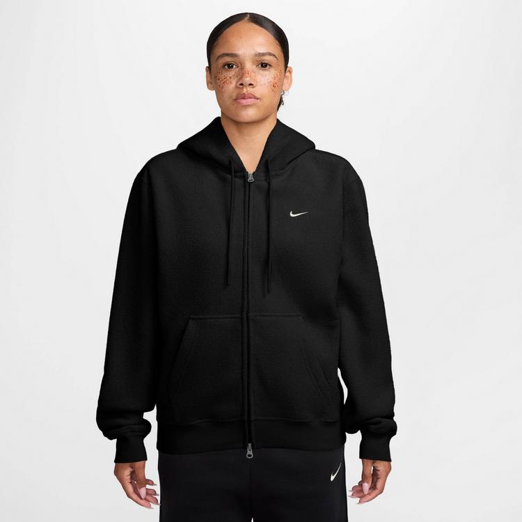 Nike Nike Studio Fleece Sweatjacke Damen - black-sail - 0 | SportScheck