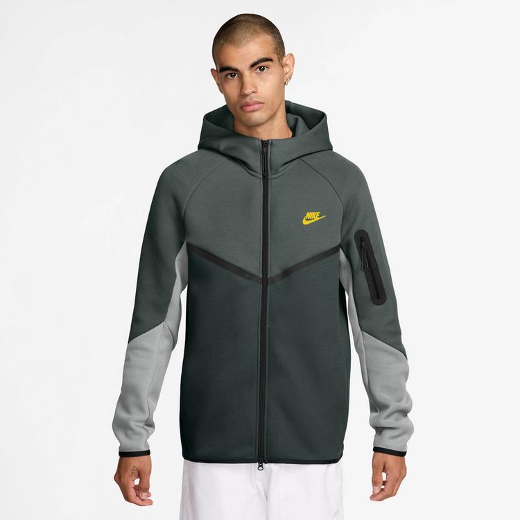 Nike Nike Tech Fleece Trainingsjacke Herren - camo green-black spruce-chrome yell - 0 | SportScheck