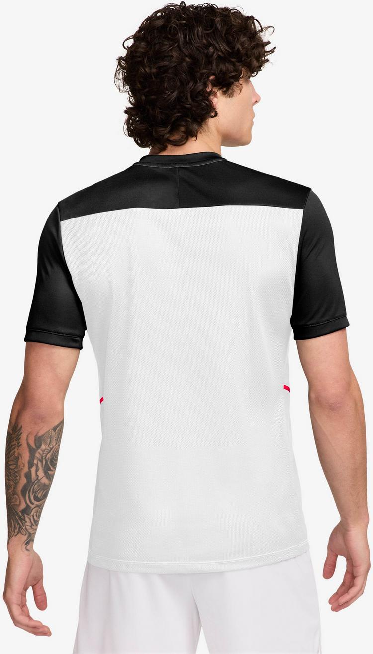 Nike Nike Academy 25 Funktionsshirt Herren - white-black-bright crimson - 1 | SportScheck