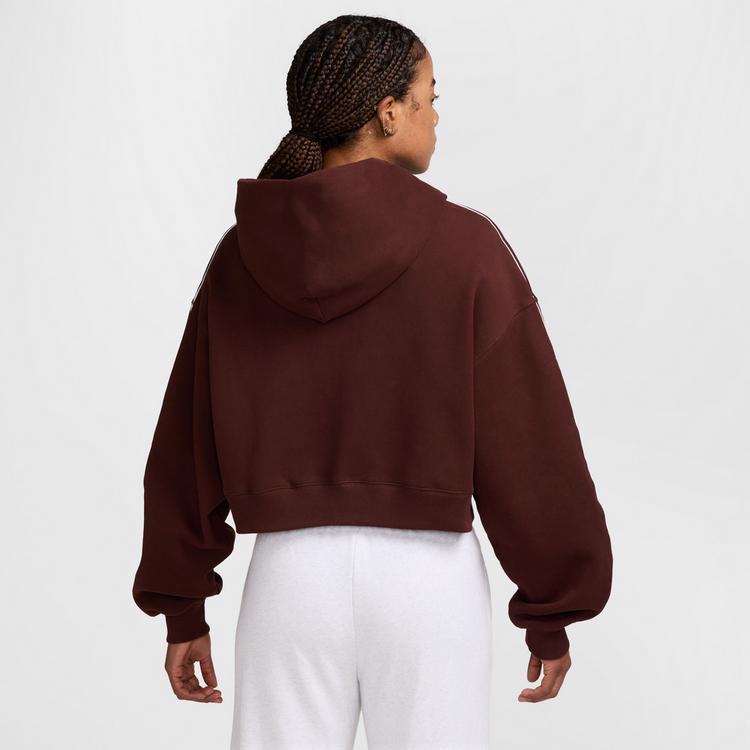 Nike Nike Studio Fleece Hoodie Damen - mystic dates-sail-lt british tan - 1 | SportScheck