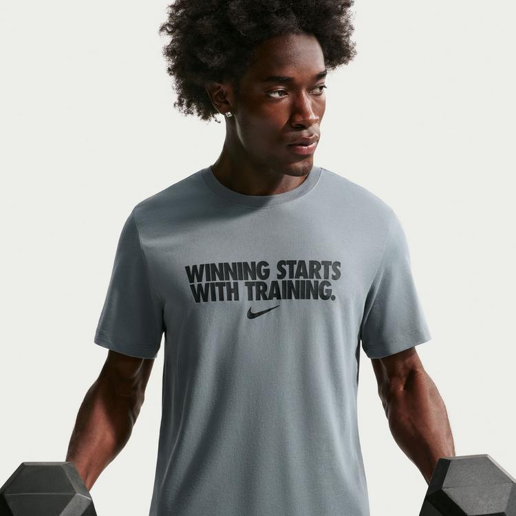 Nike Nike DRI-FIT WINNING Funktionsshirt Herren - smoke grey-black-black - 2 | SportScheck