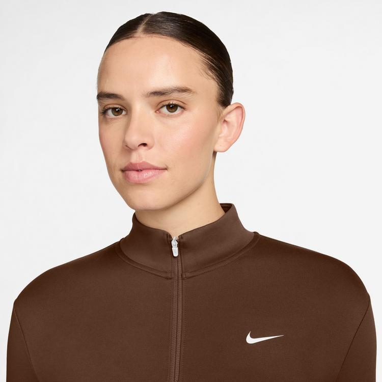 Nike Nike ONE FITTED DRI-FIT Trainingsjacke Damen - cacao wow-white - 2 | SportScheck