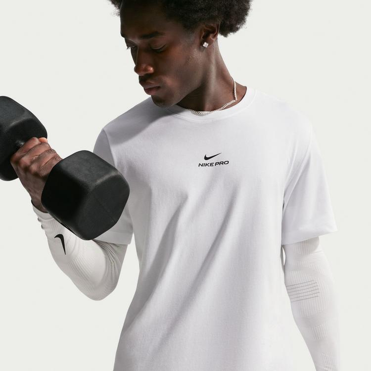 Nike Nike DRI-FIT STD PRO Funktionsshirt Herren - white-black - 2 | SportScheck