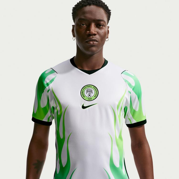 Nike Nike NFF NIGERIA STAD AWAY Teamtrikot Herren - white-green glow-black - 2 | SportScheck
