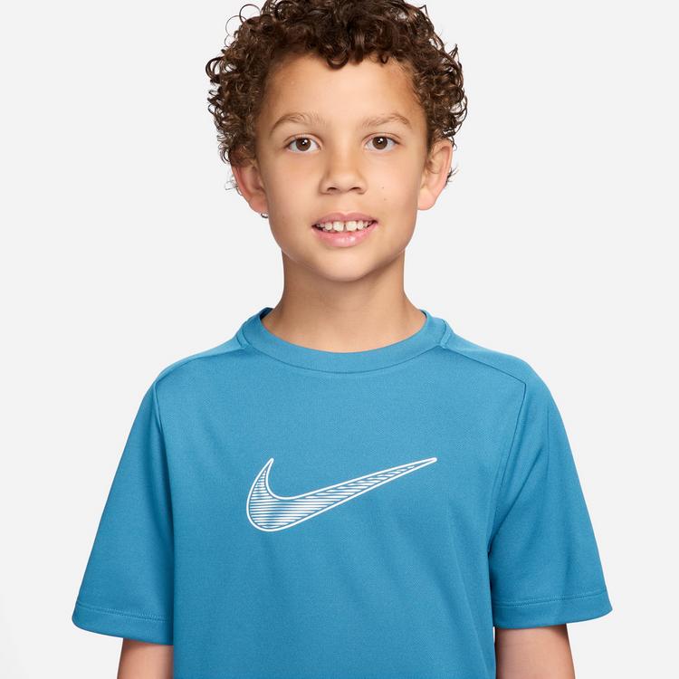 Nike Nike DRI-FIT MULTI HBR Funktionsshirt Jungen - lt current blue-white - 2 | SportScheck