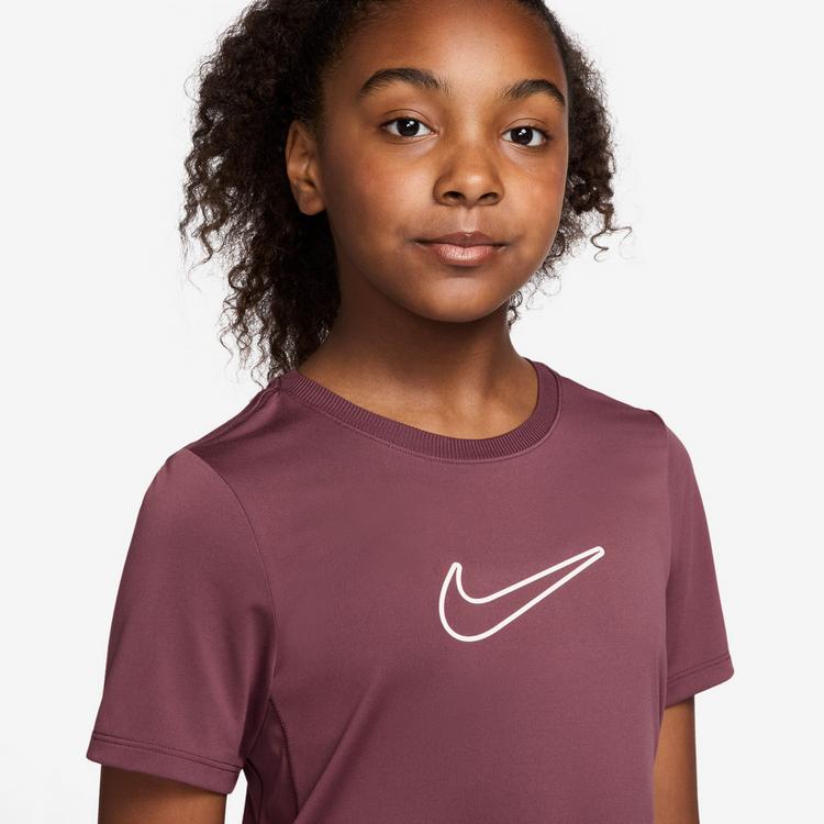 Nike Nike ONE Funktionsshirt M&auml;dchen - pink smoke-white - 2 | SportScheck