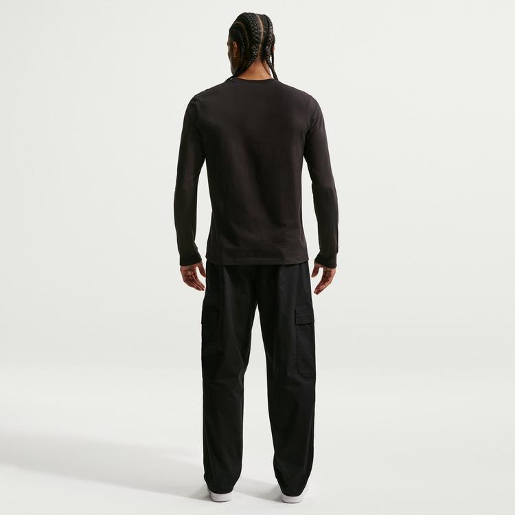 Nike Nike Club Langarmshirt Herren - black-white - 1 | SportScheck
