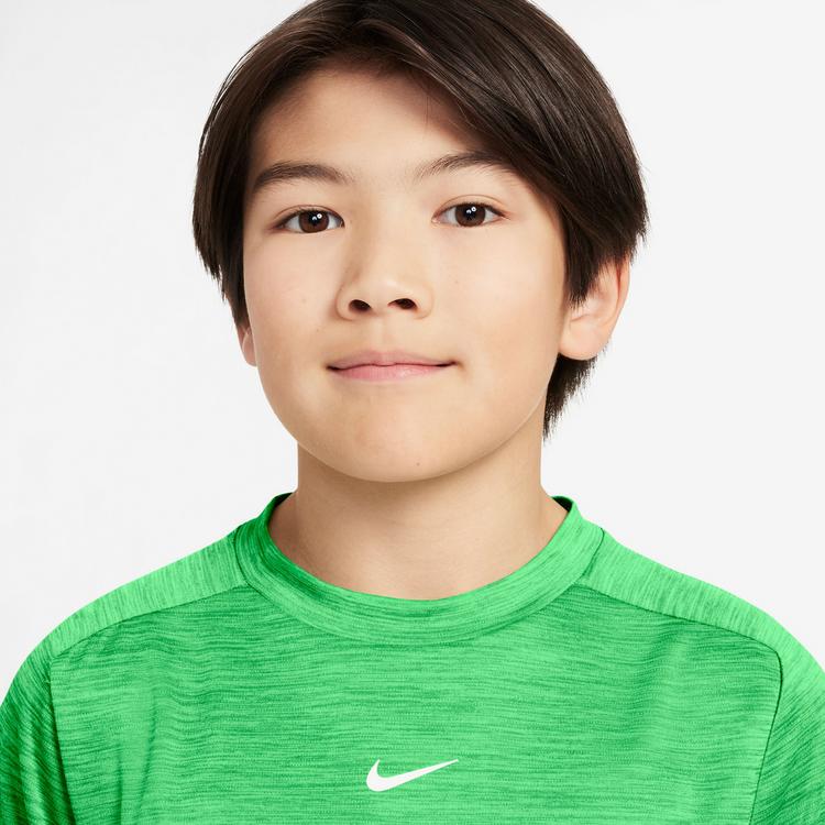 Nike Nike DRI-FIT MULTI LBR HTHR Funktionsshirt Jungen - lt green spark-illusion green-white - 2 | SportScheck