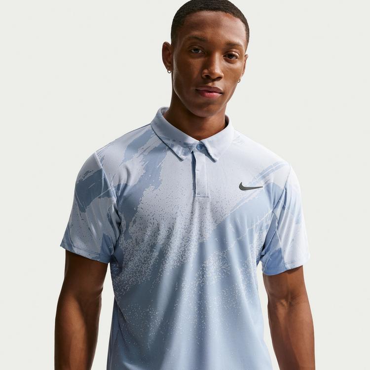 Nike Nike Tennis Polo Herren - work blue-hydrogen blue-black - 2 | SportScheck