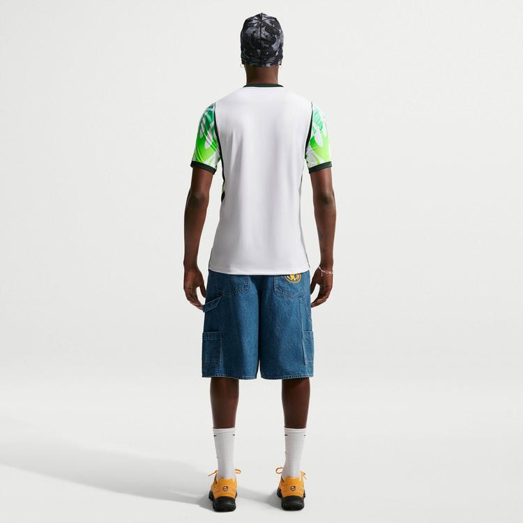 Nike Nike NFF NIGERIA STAD AWAY Teamtrikot Herren - white-green glow-black - 1 | SportScheck