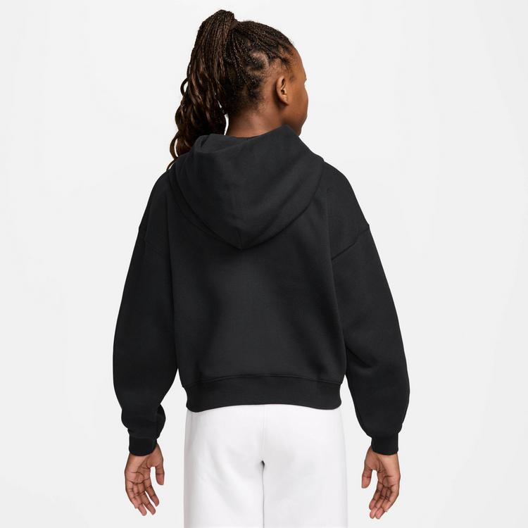 Nike Nike NSW Studio Fleece Sweatjacke Kinder - black-white - 1 | SportScheck