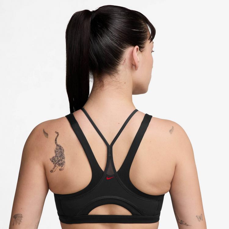 Nike Nike DF ONE BH Damen - black-smoke grey-university red - 1 | SportScheck