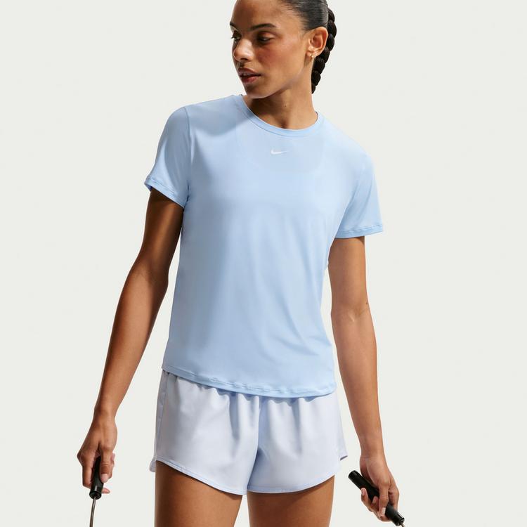 Nike Nike ONE CLASSIC Funktionsshirt Damen - hydrogen blue-white - 4 | SportScheck