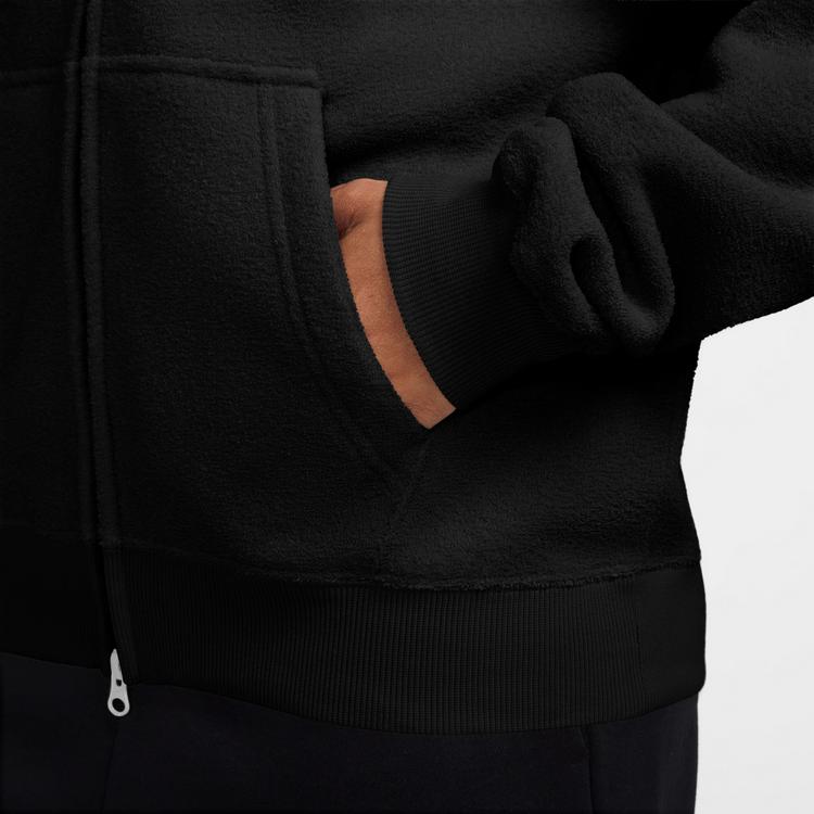 Nike Nike Studio Fleece Sweatjacke Damen - black-sail - 2 | SportScheck
