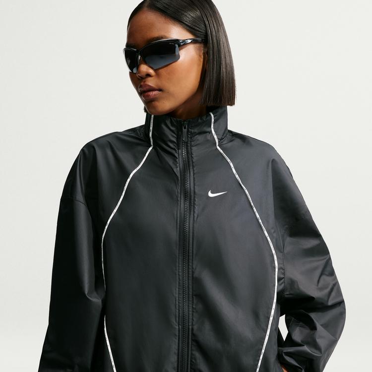 Nike Nike Athletics Dept Water Repel Windbreaker Nylonjacke Damen - black-sail-sail - 2 | SportScheck