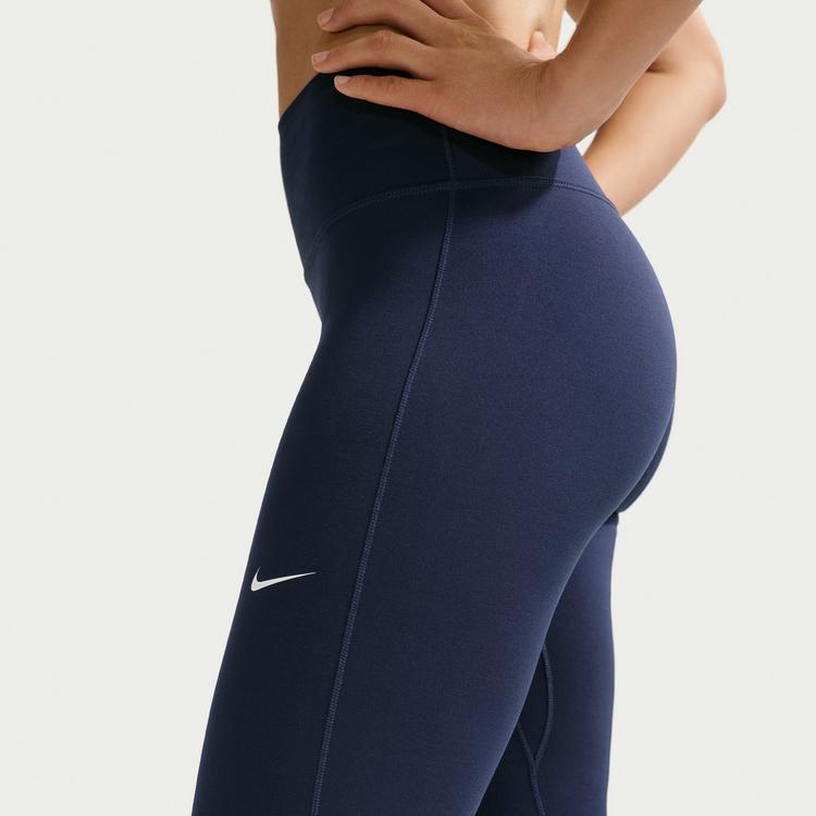 Nike Nike ONE DRI-FIT Tights Damen - midnight navy-white - 3 | SportScheck