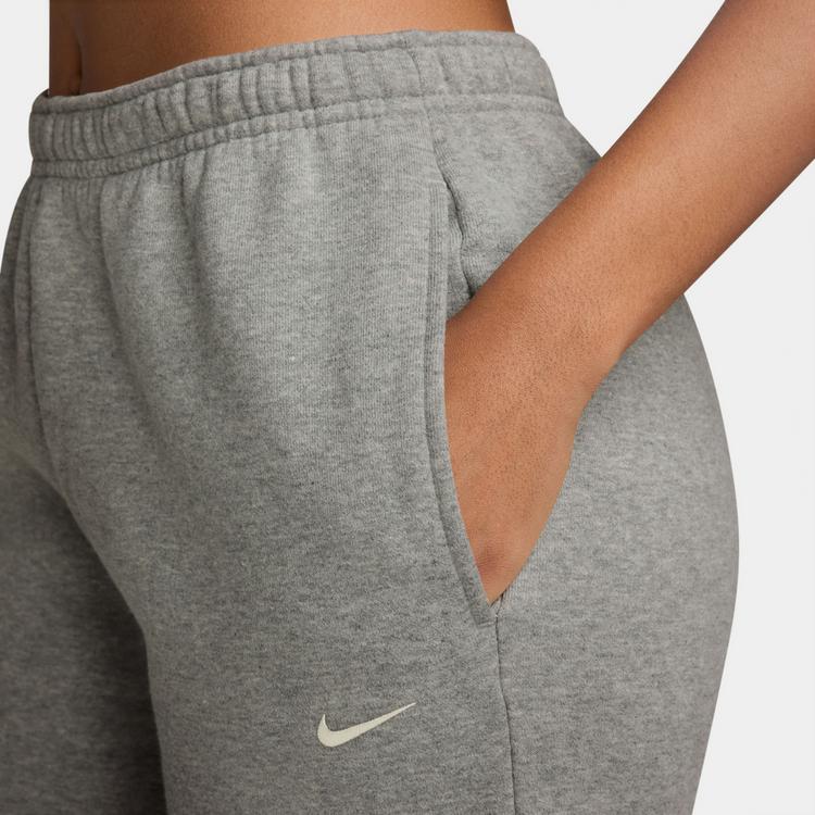 Nike Nike Studio Fleece Sweathose Damen - dk grey heather-sail - 2 | SportScheck