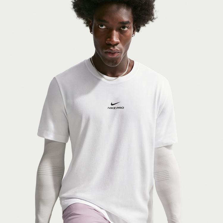 Nike Nike DRI-FIT STD PRO Funktionsshirt Herren - white-black - 4 | SportScheck