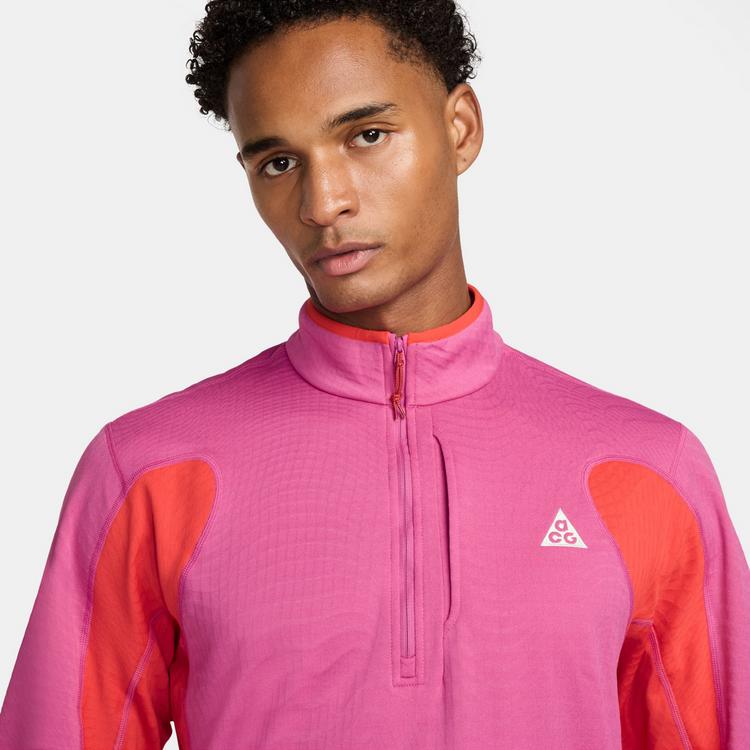 Nike Nike ACG WOLF GRID Fleeceshirt Herren - desert pink-lt crimson-summit white - 2 | SportScheck
