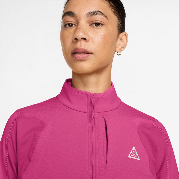 Nike Nike ACG WOLF GRID Fleeceshirt Damen - desert pink-lt orewood brn-summit w - 2 | SportScheck