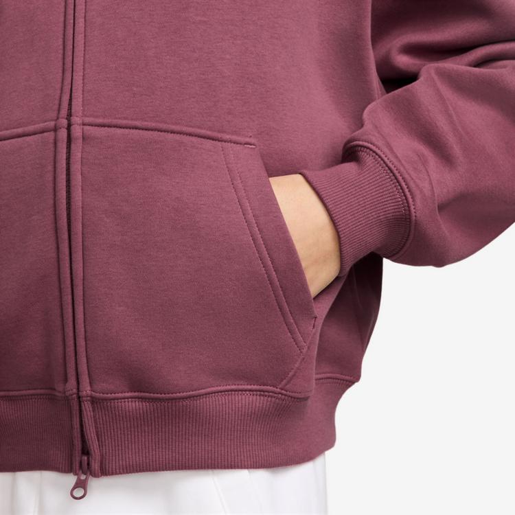 Nike Nike NSW Studio Fleece Sweatjacke Kinder - pink smoke-white - 2 | SportScheck