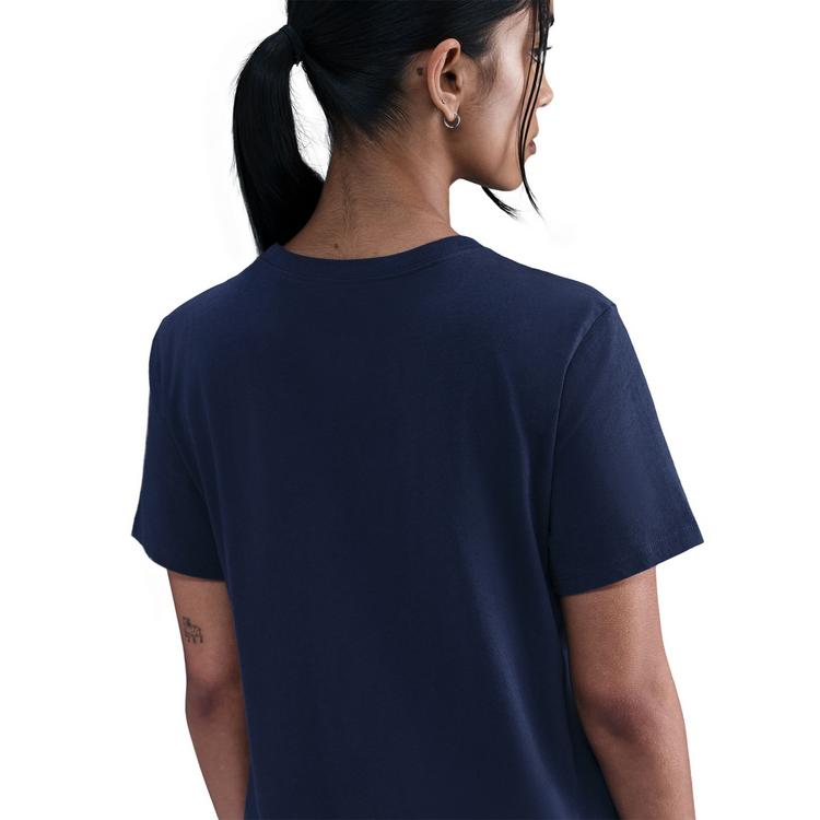 Nike Nike Club T-Shirt Damen - midnight navy-sail - 3 | SportScheck
