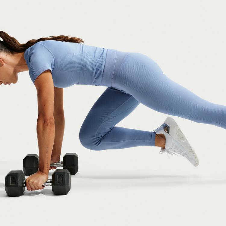 Nike Nike PRO SEAMLESS DRI-FIT Tights Damen - work blue - 4 | SportScheck