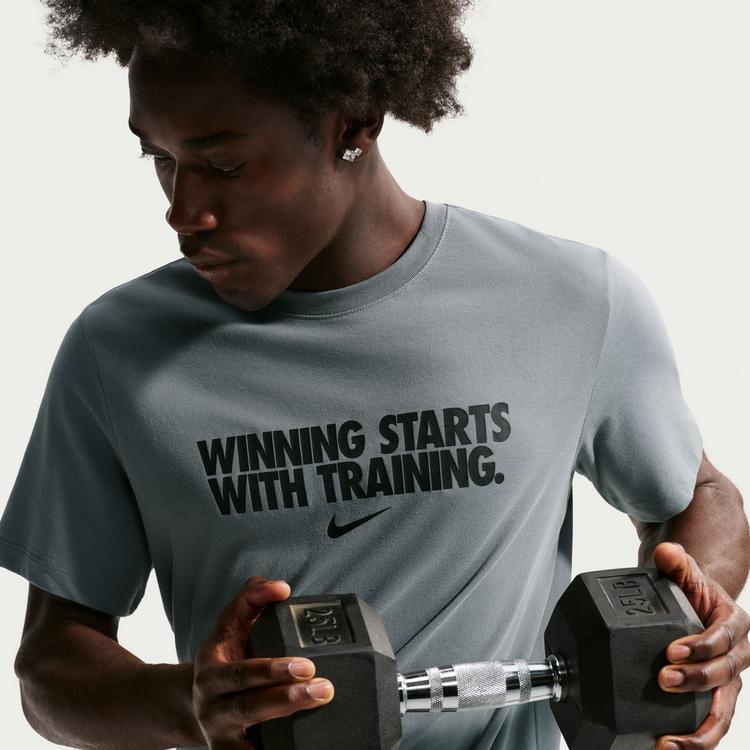 Nike Nike DRI-FIT WINNING Funktionsshirt Herren - smoke grey-black-black - 4 | SportScheck