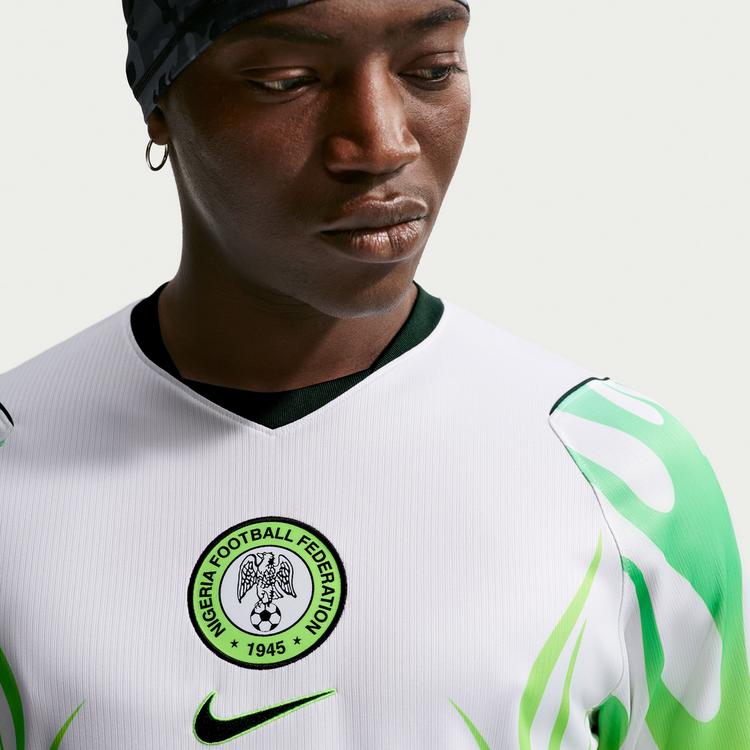 Nike Nike NFF NIGERIA STAD AWAY Teamtrikot Herren - white-green glow-black - 4 | SportScheck