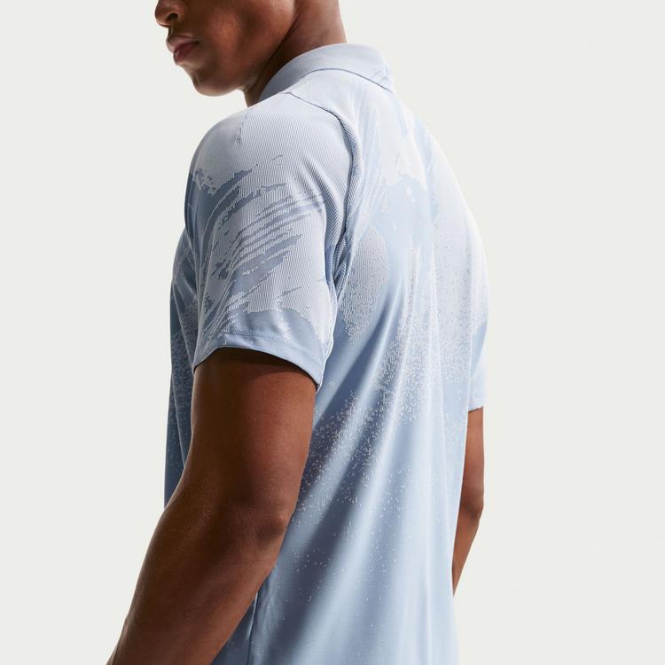 Nike Nike Tennis Polo Herren - work blue-hydrogen blue-black - 3 | SportScheck