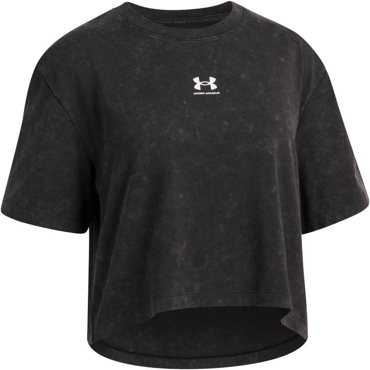 Under Armour Under Armour RIVAL Croptop Kinder - black - 0 | SportScheck