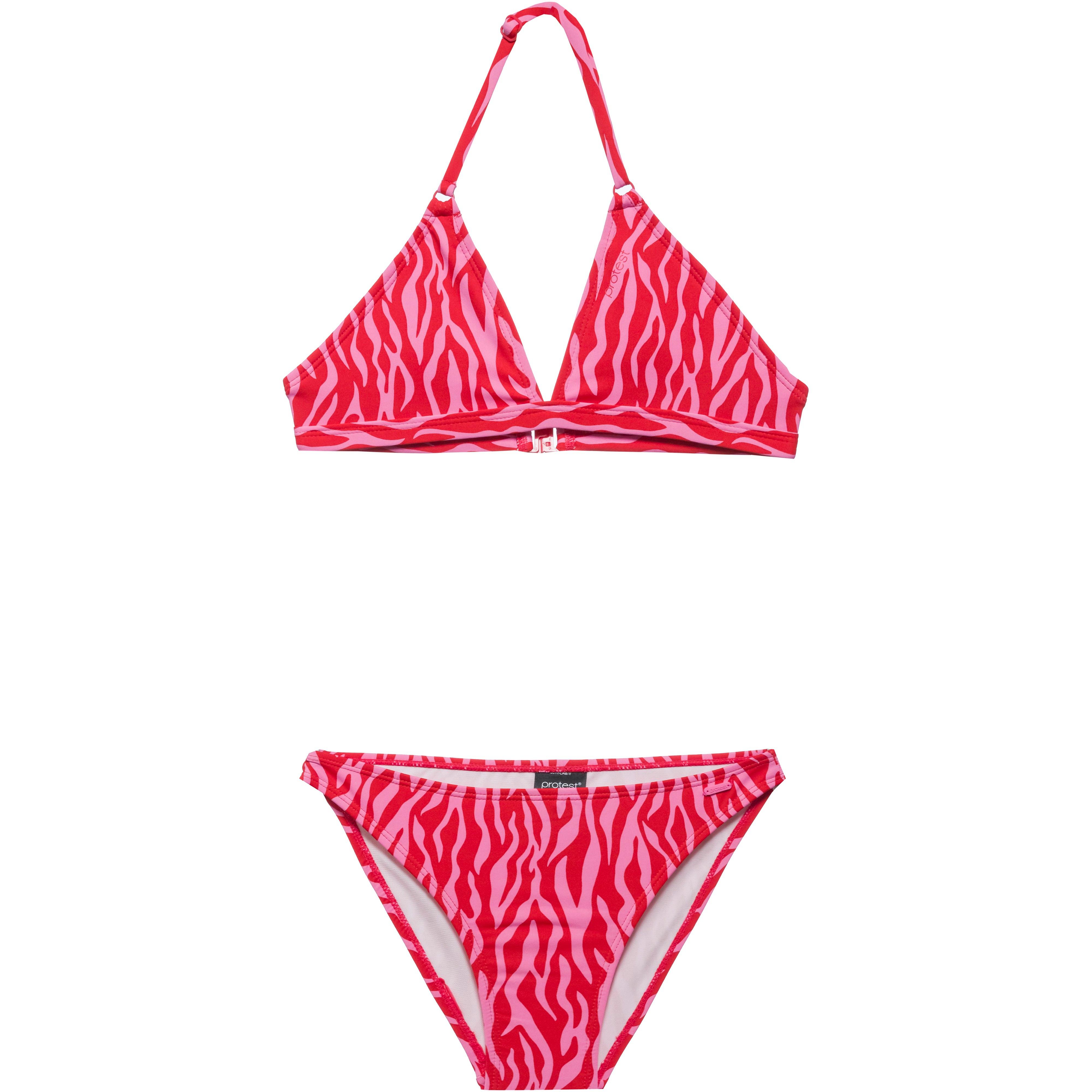 Protest Bikini Set Neckholder Softpads Kunstfaser Rosa