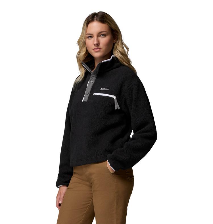 Columbia Columbia Helvetia II Fleeceshirt Damen - black-black - 2 | SportScheck