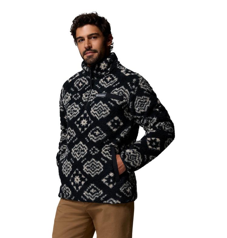 Columbia Columbia Rugged Ridge Fleeceshirt Herren - black checked out-black - 2 | SportScheck