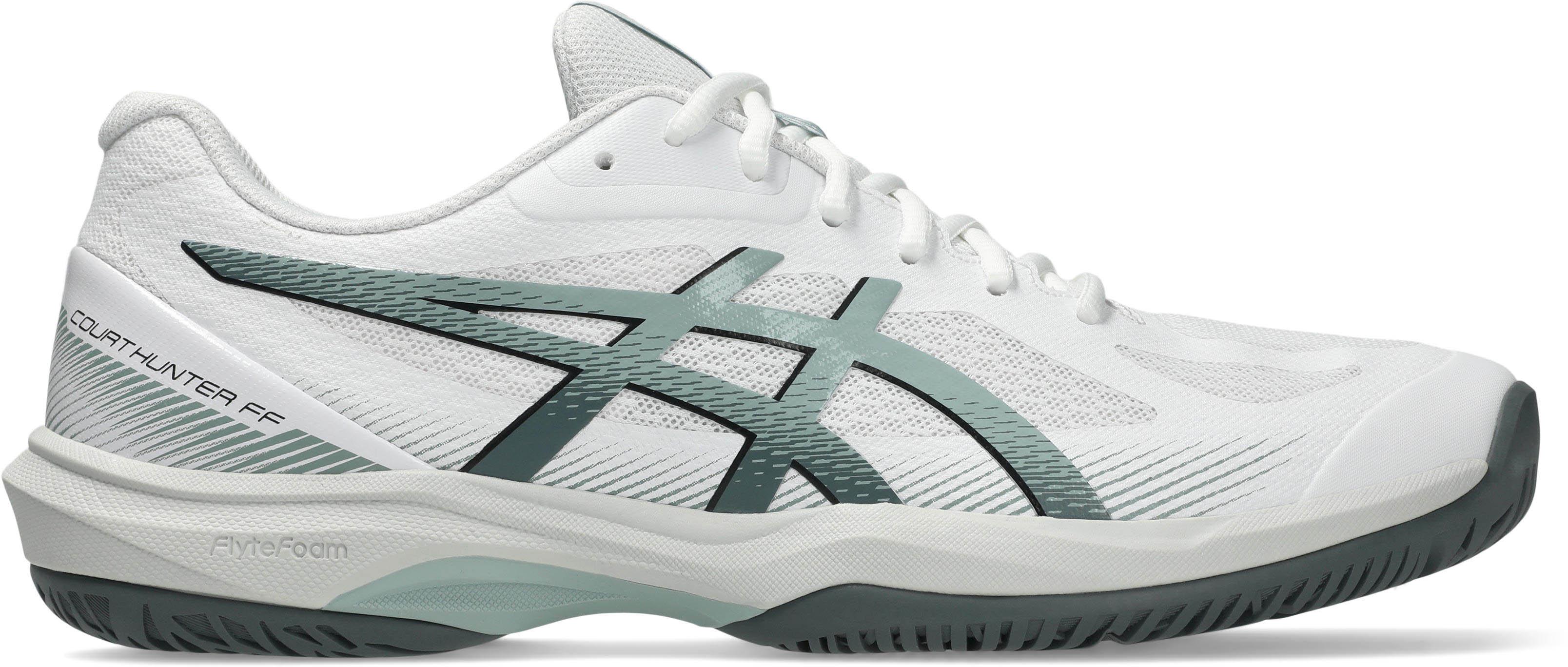 Asics Herren Weiß Court Hunter Ff Hallenschuhe - Größe Größe 44 1/2