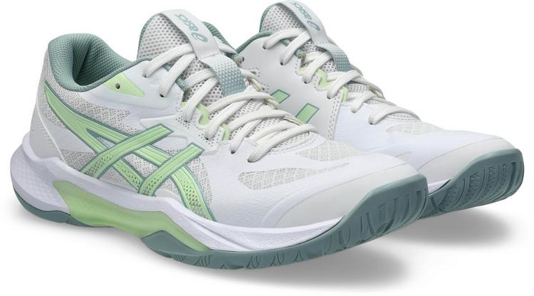 ASICS ASICS GEL-TACTIC 13 Hallenschuhe Damen - white-illuminate yellow - 4 | SportScheck
