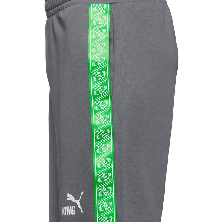 PUMA PUMA Borussia M&ouml;nchengladbach King Sweatshorts Herren - flat medium gray-puma green - 0 | SportScheck