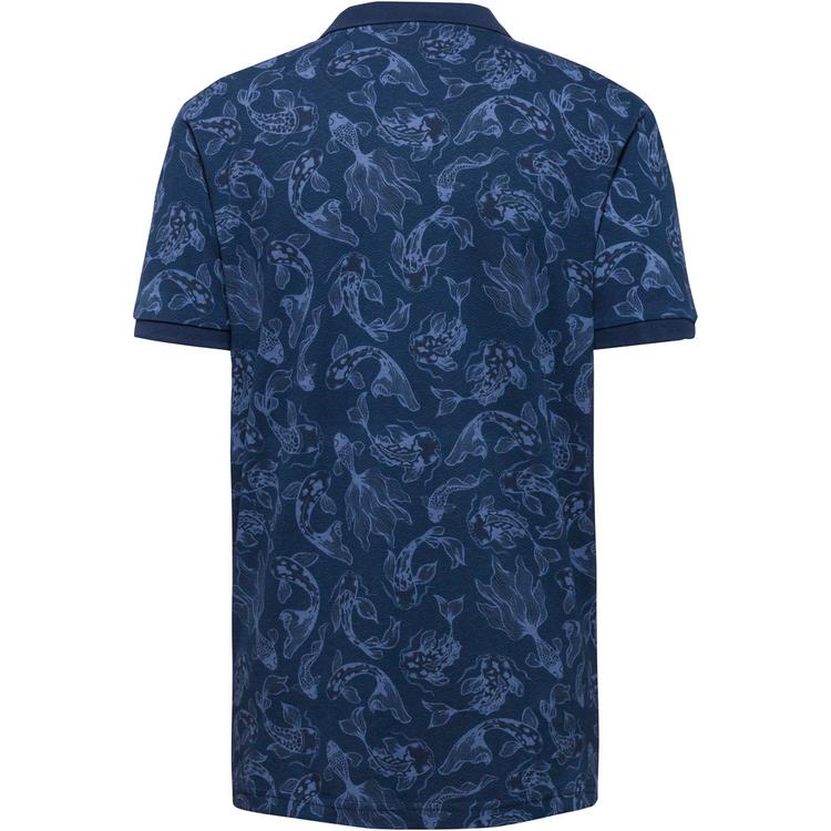 FIREFLY FIREFLY Fir Henry Poloshirt Herren - blue koi fish - 0 | SportScheck