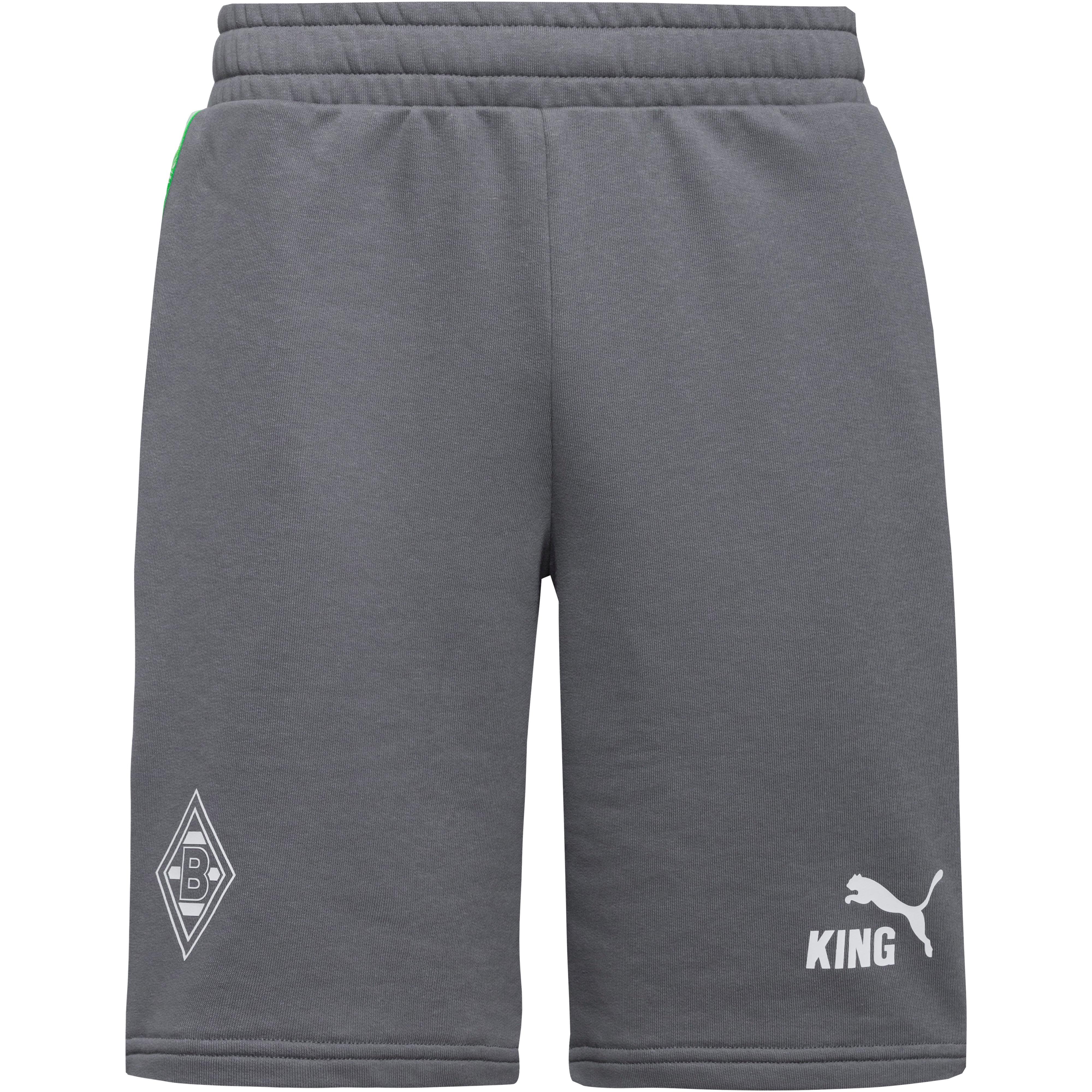 Puma Sweatshorts King Mischgewebe Grau