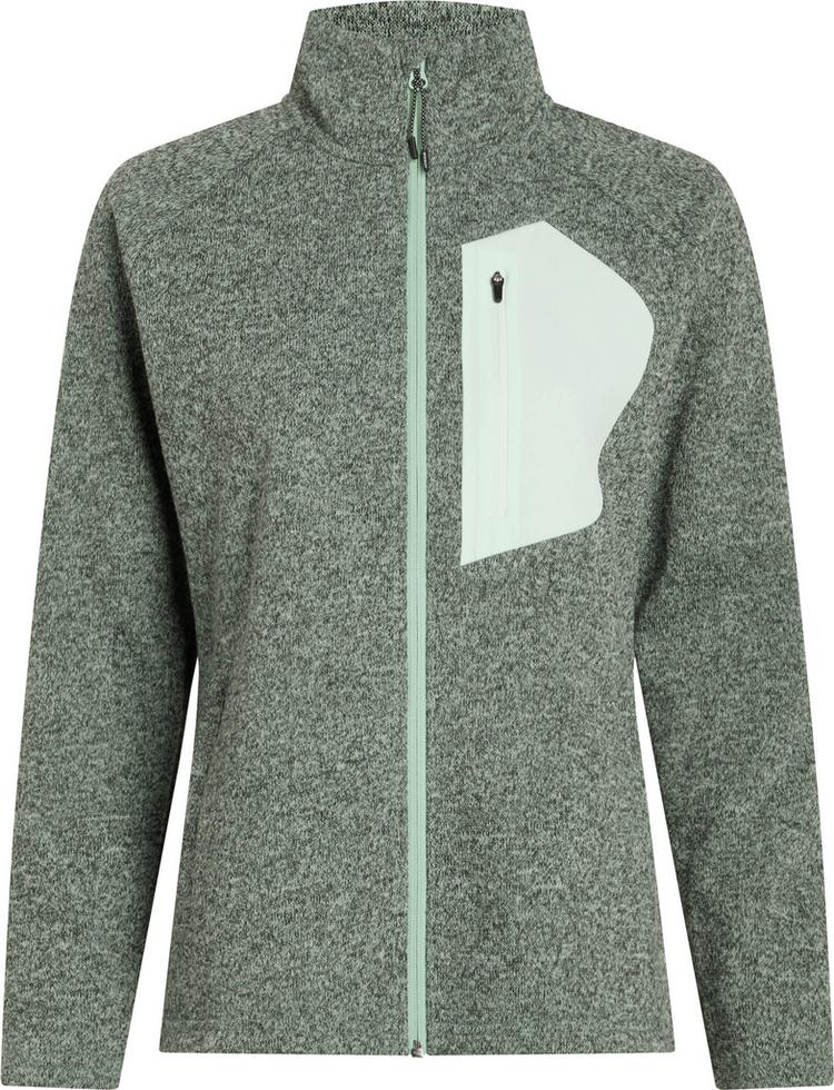 McKinley McKinley Arlita Fleecejacke Damen - melange-green smoke - 0 | SportScheck