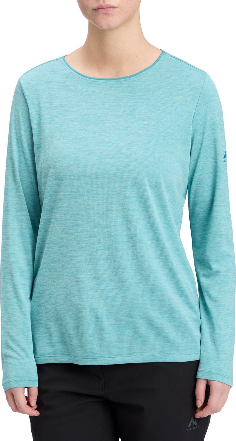 McKinley McKinley Hunu II Funktionsshirt Damen - melange-blue pet - 0 | SportScheck