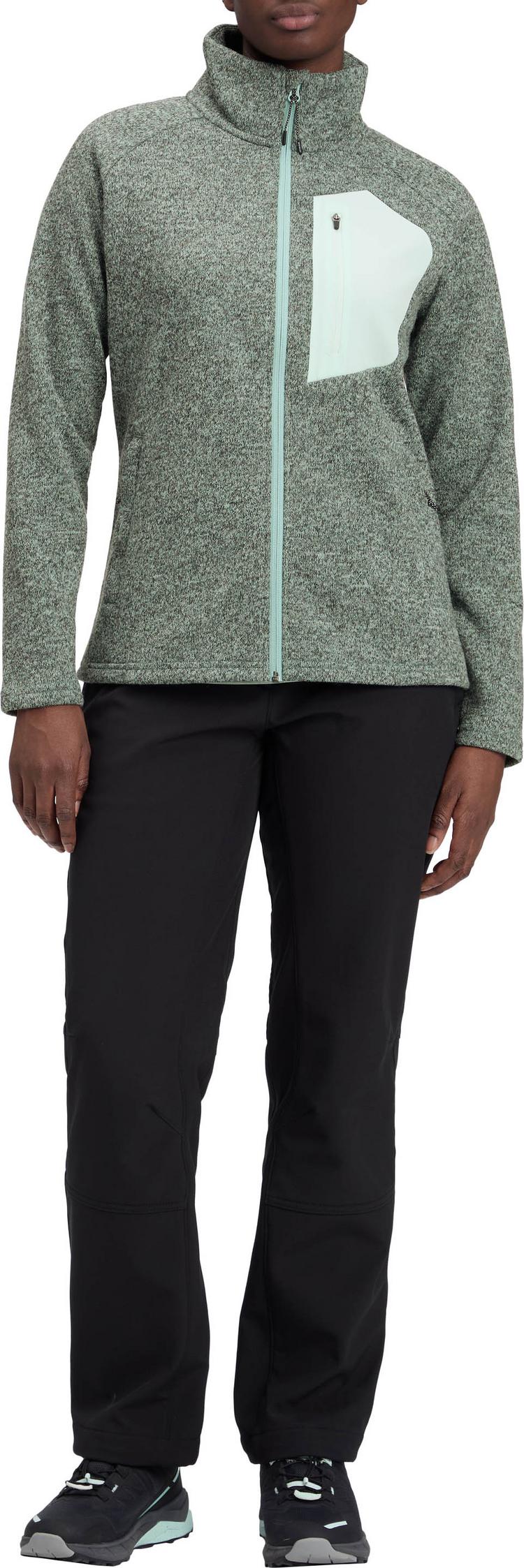 McKinley McKinley Arlita Fleecejacke Damen - melange-green smoke - 2 | SportScheck