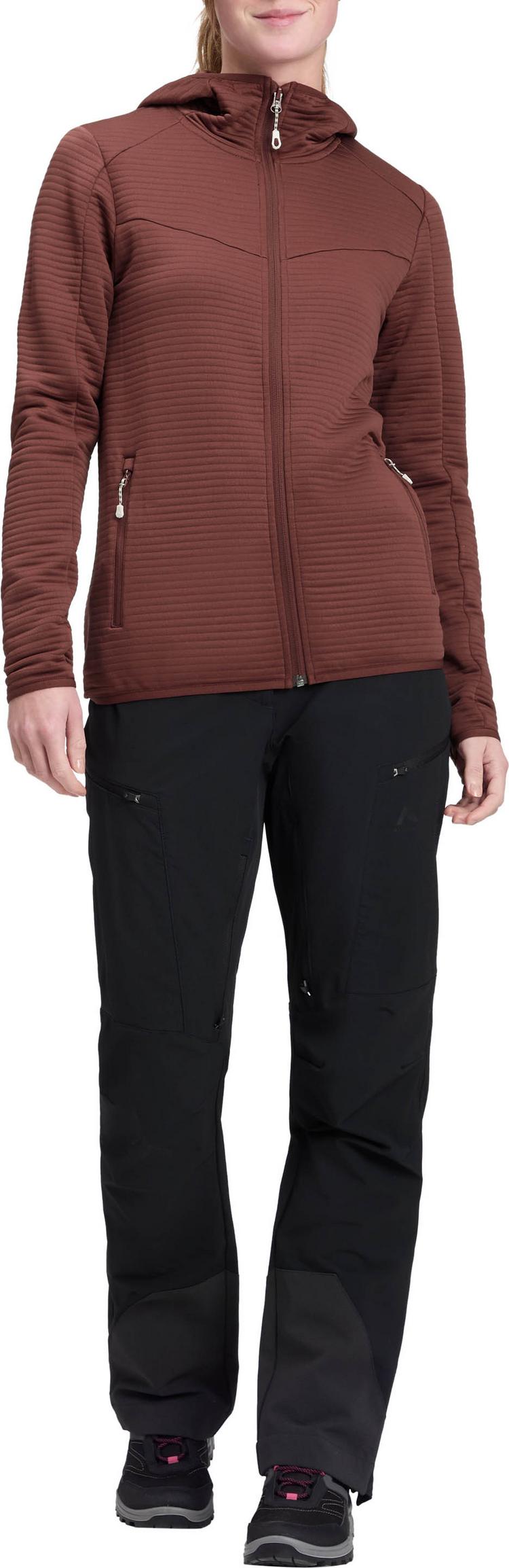 McKinley McKinley Aami II Fleecejacke Damen - red wine - 2 | SportScheck