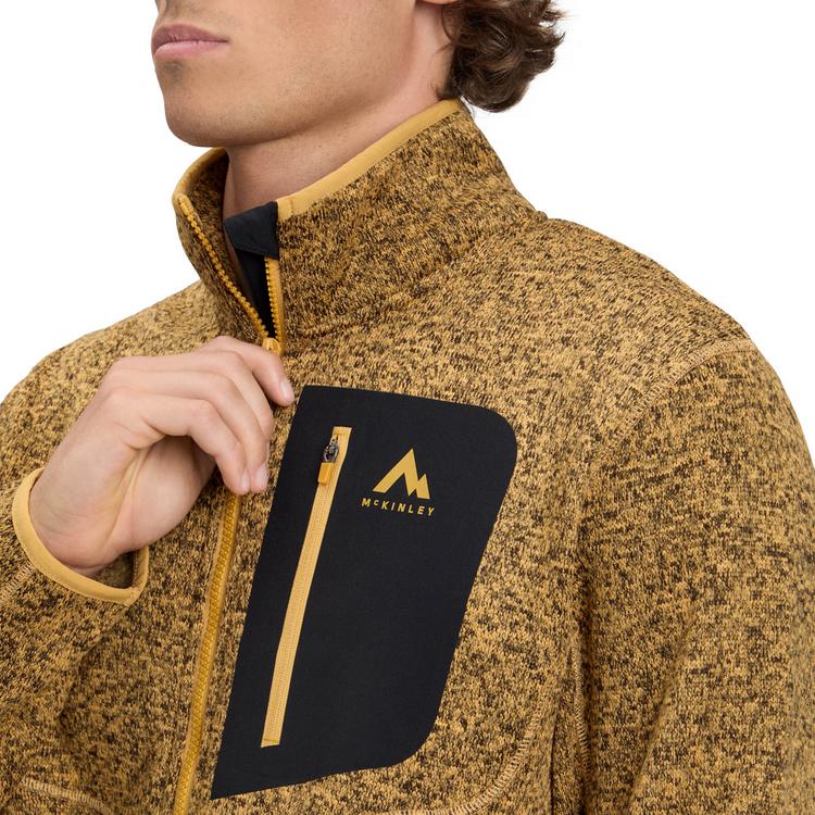 McKinley McKinley Skeena III Strickfleece Herren - melange-brown light - 3 | SportScheck