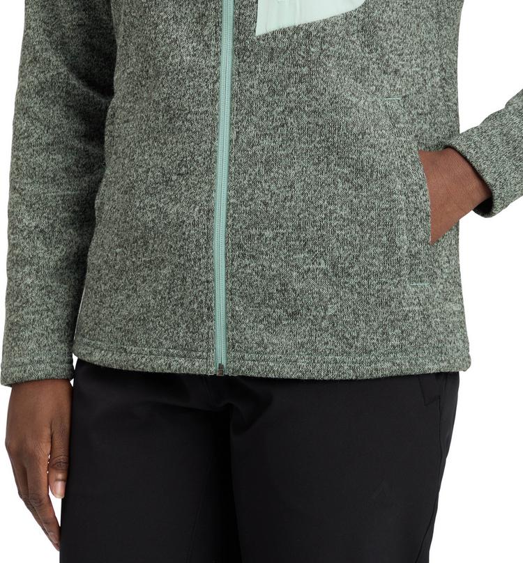McKinley McKinley Arlita Fleecejacke Damen - melange-green smoke - 3 | SportScheck
