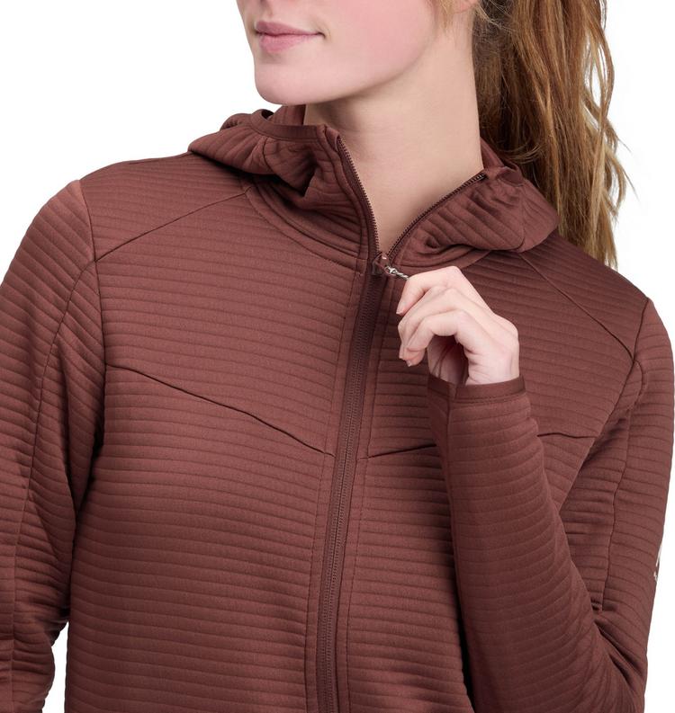 McKinley McKinley Aami II Fleecejacke Damen - red wine - 3 | SportScheck