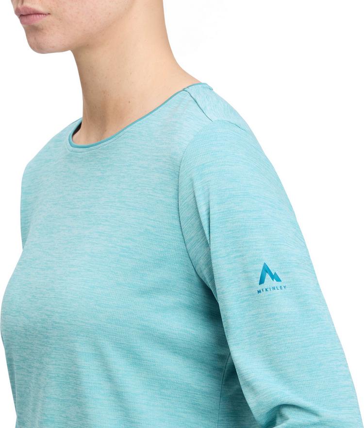 McKinley McKinley Hunu II Funktionsshirt Damen - melange-blue pet - 3 | SportScheck