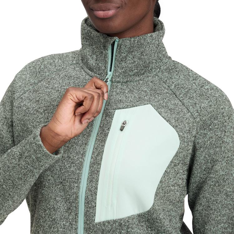 McKinley McKinley Arlita Fleecejacke Damen - melange-green smoke - 4 | SportScheck